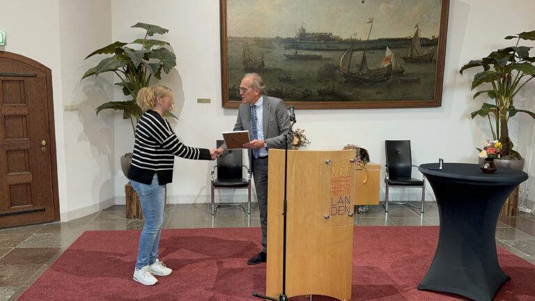 Christien Stravers - Wethouder Kees Bel