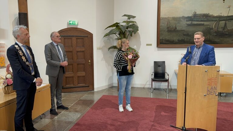 Christien Stravers - Paul Stravers - Burgemeester Sjors Fröhlich & Wethouder Kees Bel