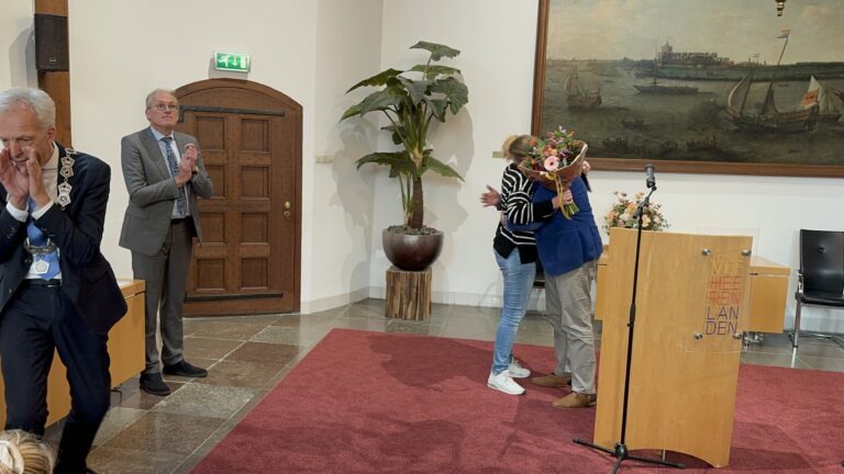 Christien Stravers - Paul Stravers - Burgemeester Sjors Fröhlich & Wethouder Kees Bel