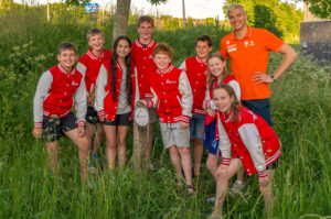 Afbeelding van Clinic van Jelto Spijker bij ZV de Albatros: Jong talent in actie voor het NK Waterpolo