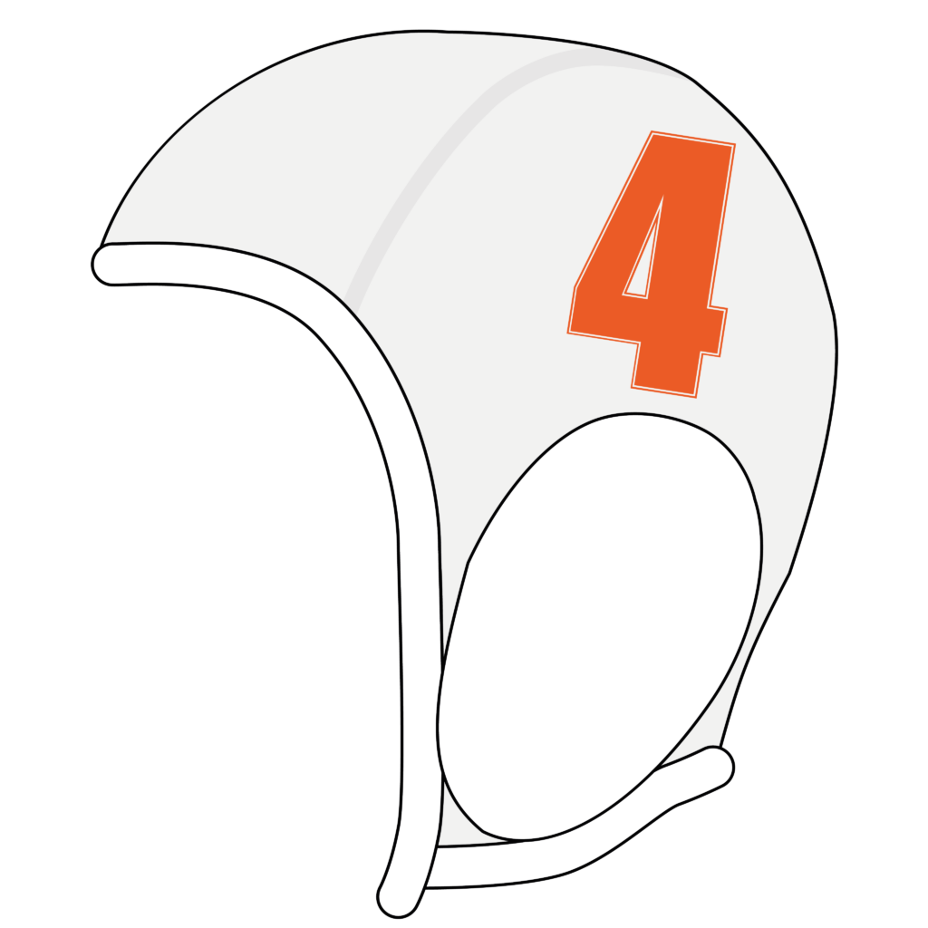 Waterpolocap nummer 4